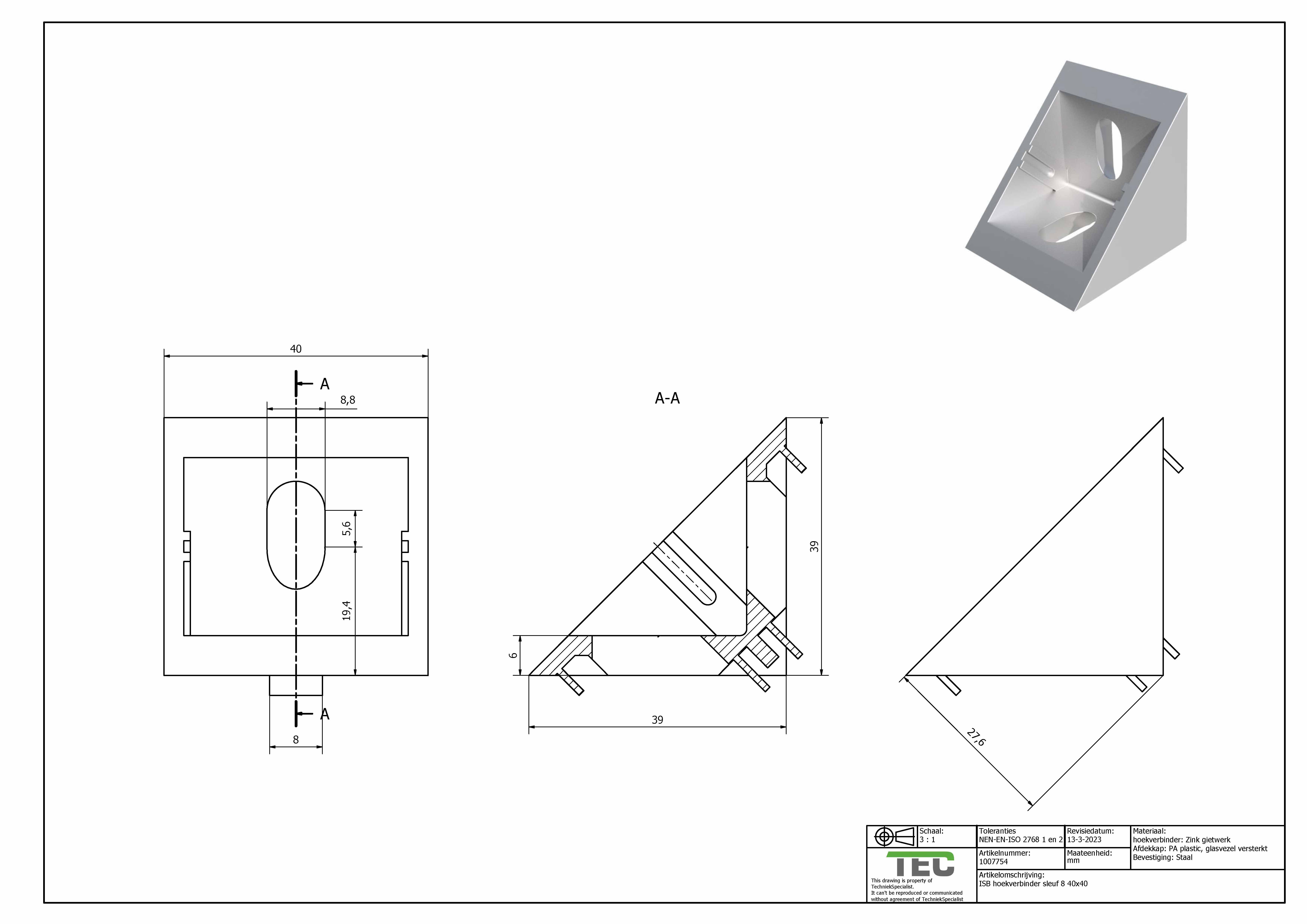 PAULMANN Duo profiel binnenhoek aluminium, 2 stuks kopen