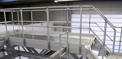 Trap- en bordessysteem van TechniekSpecialist Trap- en bordessysteem van TechniekSpecialist