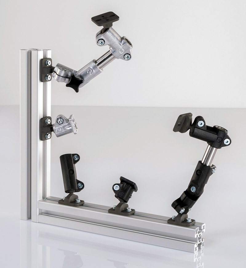 RK Rose+Krieger Solid Clamps (aluminium) buisverbinders kogelgewricht